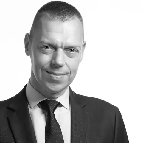 Frederik Bisbjerg, black-and-white portrait
